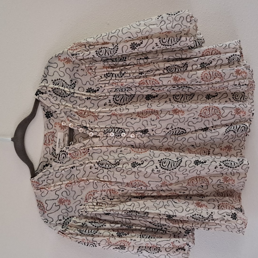 ISABEL MARANT ÉTOILE Algari Paisley Cotton Blouse